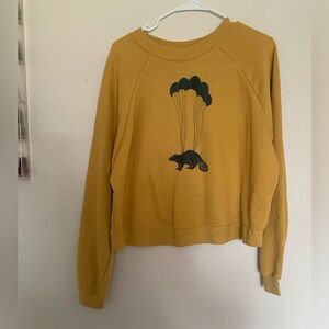 Bella Canvas Mustard Fleece Sweatshirt